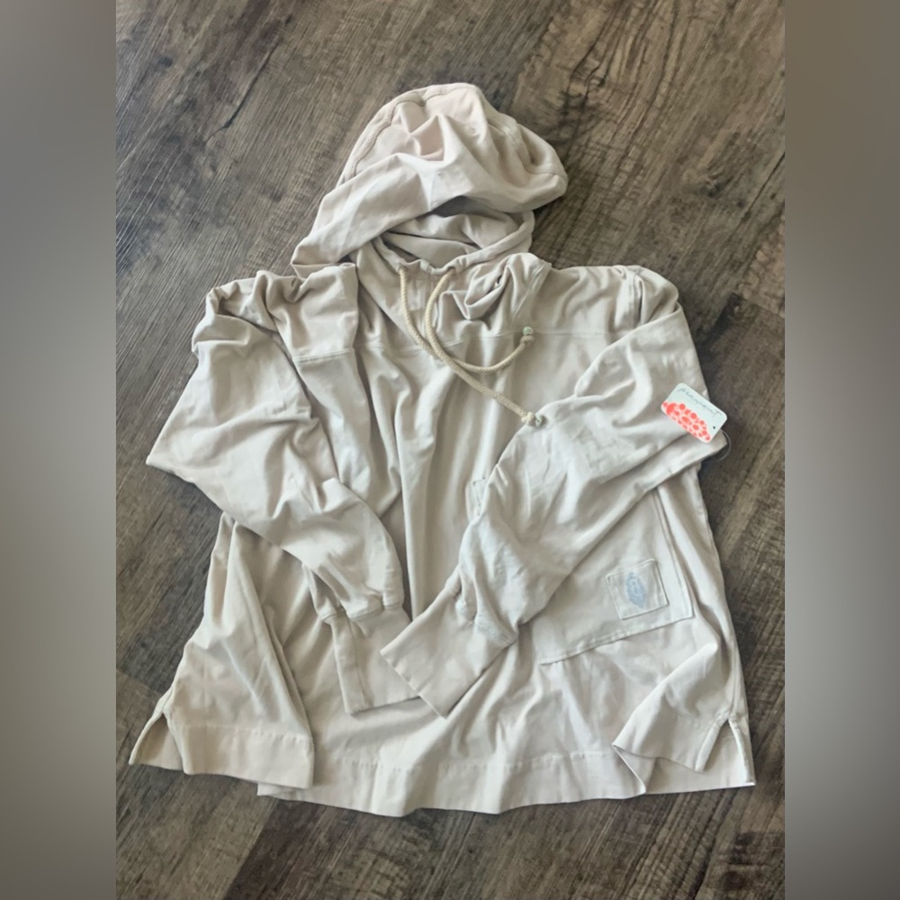 Free People Movement ~ Hot Shot Hooded Layer ~ XS ~ Hoodie ~ Taupe ~ * NWT - Picture 12 of 16